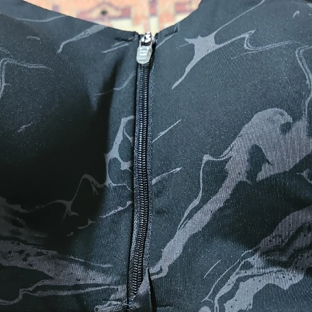 Target Black Sports Bra with Front Zipper - Picture 5 of 5